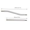 VGEBY RC Steering Linkage, 8Pcs/Set RC Suspension Link Rod Stainless Steel Steering Rod End Fit for Axial Capra AXI03004 Remote Control Car Car Model Accessory Axial Capra Links view 4