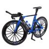 1pc Finger Mountain Bike Ornament Finger Bike Mini Bicycle Toy Alloy Desktop Ornament Bicycle Model Desktop House Model(Blue) view 1
