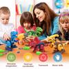 BAODLON Dinosaur Toys for 3 4 5 6 7 Year Old Boy, Take Apart Dinosaur Toys for Kid 3-5 5-7 Building Toy with Electric Drill, Learning Educational STEM Construction Toy Christmas Birthday Gift Boy Girl view 2