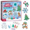 Creativity for Kids Holiday Easy Sparkle Window Art Craft Kit: Create 7 Window Art Designs, Holiday Crafts, Christmas Crafts for Kids, Christmas Activities for Kids (Ages 6+) view 1