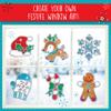 Creativity for Kids Holiday Easy Sparkle Window Art Craft Kit: Create 7 Window Art Designs, Holiday Crafts, Christmas Crafts for Kids, Christmas Activities for Kids (Ages 6+) view 4