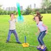 ArtCreativity Bubble Rocket Launcher Toy Set, Includes 2 Bubble Rockets, Bubble Solution, Pump, and Base, Flying Bubble Blaster Rockets for Hours of Outdoor Fun, Bubble Maker Gift for Kids view 2