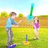 ArtCreativity Bubble Rocket Launcher Toy Set, Includes 2 Bubble Rockets, Bubble Solution, Pump, and Base, Flying Bubble Blaster Rockets for Hours of Outdoor Fun, Bubble Maker Gift for Kids view 3
