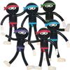 ArtCreativity Bendable Ninja Figures, Set of 12, Bendable Ninja Toys for Kids, Stress Relief Fidget Toys, Party Favors, Ages 3+ view 1