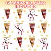 ArtCreativity Bendable Pizza Figures - 12-Pack Fidget Toys for Kids, Fun Pizza Party Favors, Goodie Bag Stuffers & Pinata Fillers, Stress Relief Toys for Boys and Girls view 3