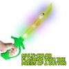 ArtCreativity Light Up Shark Sword for Kids - Set of 2, 15 Inch Dress-Up Toy Sword with Flashing LED Lights - Best Birthday Gift for Boys and Girls Ages 3, 4, 5, 6, 7, 8 (Green) view 4