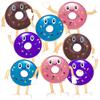 ArtCreativity Bendable Donut Figures, Set of 12, Bendable Toys for Kids, Donut Party Favors for Boys and Girls, Stress Relief Fidget Toys for Kids, Goodie Bag Stuffers, and Pinata Fillers view 1