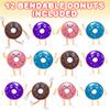 ArtCreativity Bendable Donut Figures, Set of 12, Bendable Toys for Kids, Donut Party Favors for Boys and Girls, Stress Relief Fidget Toys for Kids, Goodie Bag Stuffers, and Pinata Fillers view 2