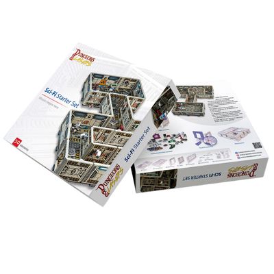 Archon Studio Dungeons & Lasers: Sci-Fi Starter Set Unpainted and Unassembled - Tabletop & RPG Terrain Game Set for Dungeons & Lasers  280 Pieces for Ages 14+, (ARCDNL0001)