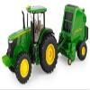 1:32 John Deere 7270R with 560R Round BALER view 1