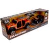 NKOK Realtree 1/18 Scale Free-Wheel Playsets 10-PC Set, RT Jeep Wrangler w/ Polaris Sportsman on Trailer & Accessories playset (Roof Rack, Hunter, Helmet, 2 Ducks, Shot Gun, Shotgun Case) view 4