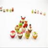 Dollhouse Miniature Food Christmas Seasonal Mixed 10 Cupcake Bakery Supply 16002 view 2