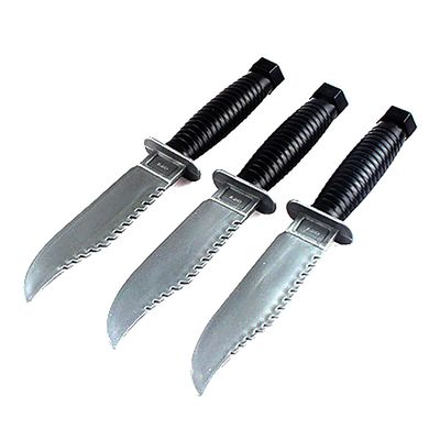 Cooplay 3Pcs Simulated Dagger Military Police Trickery Cosplay Magic Props Stage Performance Adult Toy Dagger Plastic Knife For Halloween Christmas Party