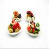 Dollhouse Miniature Food 4 Ceramic Plate Dessert Mixed Fruit Pancakes 15939 view 2
