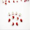 10 Red Ceramic Mug Cups Dollhouse Miniature Christmas Kitchen Utensils 16000 view 3