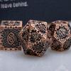 ARUOHHA DND Metal Dice Set with Gift Box, Role Playing Game 6 Sided Polyhedra Dice Set for RPG Board Games, D and D Dice D20 D12 D10 D8 D6 D4 view 2