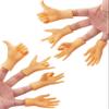 AQKILO Tiny Hands Finger Puppets Set, 4 Pairs of Left and Right Hands, Mini Novelty Toys for TikTok, Skits, Gag Gifts, and Classroom Fun view 1