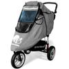 Stroller Rain Cover,Universal Stroller Accessory,Waterproof,Windproof Protection,Protect from Dust Snow,Baby Travel Weather Shield,Rainproof Nano-Coating Elastic Band,Grey view 1