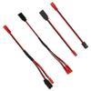 4Pack Vgoohobby JR Y-Harness Splitter 1 JR Male to 2 JST Female,JST Female to JST Male & JR Female,JST to JR Cable Wire for RC Car Truck Airplane Drone Boat view 2