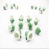 10 Green Ceramic Mug Cups Dollhouse Miniature Christmas Kitchenwares 15999 view 2