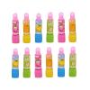 12 Pcs Fruit Lipstick Style Pencil Erasers Lipstick Style Rubbers Retractable Erasers for Party Favors Stocking Fillers Daily Prizes Gift Filling Stocking Fillers Easter Egg Stuffers view 1