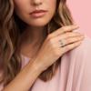 MUCAL Fidget Rings for Anxiety 8pcs Stainless Steel Spinner Ring Anti Anxiety Ring Spinning Moon Star Cool Stress Relieveing Rings for Women Men view 3