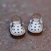 XiDonDon Cowhide Handmade Casual Hole Shoes for OB11,GSC, Body9, 1/12 bjd Doll Shoes Doll Accessories (White) view 1