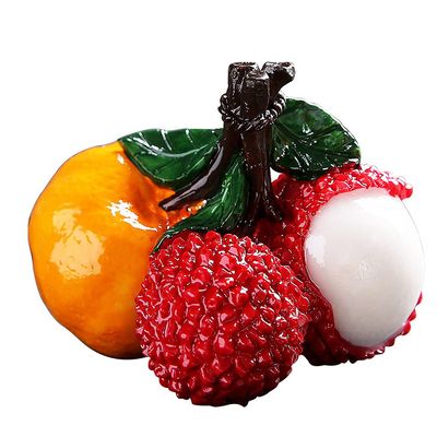 PAYNAN 8.5cm Color Changing Lychee Tea Pet Decoration Tea Ceremony Tea Set Accessories Tea Play