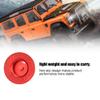 RC Wheel Hub Cover Nuts, 4Pcs 17mm Aluminum Alloy Dustproof Hub Nut Wheel Accessories Suitable for 1/8 RC Off-Road Vehicle (red) view 2