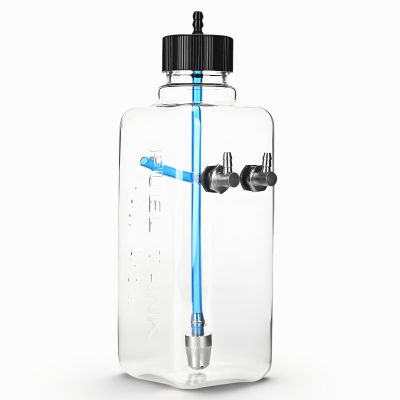 RC Engine Gas Fuel Tank, RC Model Transparent Fuel Tank Accessories Plastic Fuel Tank Replacement Part for RC Airplane Part(410ml(30-40cc Airplane))