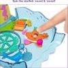 Polly Pocket Aquarium with Underwater Theme, 2 Bubble-Making Features, Pool, Micro Polly & Mermaid Doll, Bubble Solution & 18 Accessories, Pop & Swap Feature, Great for Ages 4 Years Old & Up view 3