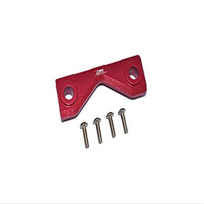 GPM for LOSI 1/8 LMT 4WD Solid AXLE LOS04022 Aluminum Front/Rear Frame Mount - 5PC Set (red)