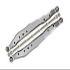 12pc Set Upgrades Aluminum Rear Lower Trailing Arms AXIAL 1/10 4WD RBX10 RYFT AXI03005 RC Cars by GPM (Gray) view 1