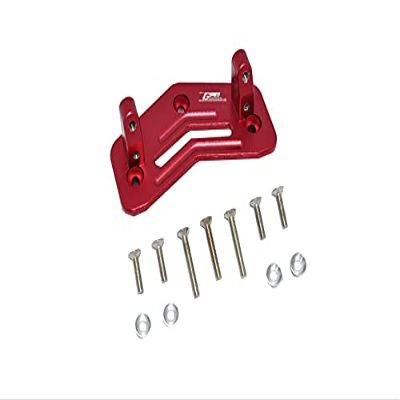 GPM for LOSI 1/8 LMT 4WD Solid AXLE LOS04022 Aluminum SERVO Mount -12PC Set (red)