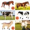 Kimicare 3 Pack Farm Toy Tractor with 40pcs Plastic Farm Animals Figurines and Fence Farm Playset, Farm Figures Farmer Vehicle Toy Truck with Trailer Birthday Gifts Christmas Stocking Stuffers view 2
