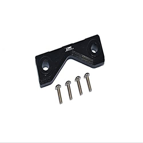 GPM for LOSI 1/8 LMT 4WD Solid AXLE LOS04022 Aluminum Front/Rear Frame Mount - 5PC Set (Black)