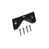 GPM for LOSI 1/8 LMT 4WD Solid AXLE LOS04022 Aluminum Front/Rear Frame Mount - 5PC Set (Black) view 1