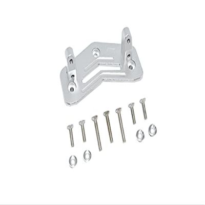 GPM for LOSI 1/8 LMT 4WD Solid AXLE LOS04022 Aluminum SERVO Mount -12PC Set (Silver)