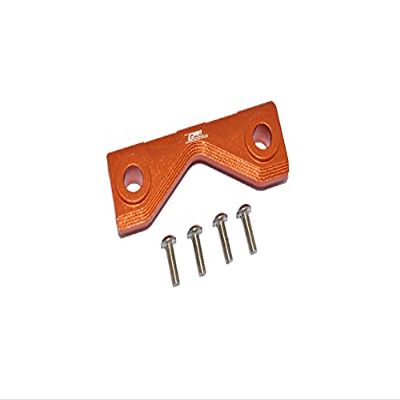 GPM for LOSI 1/8 LMT 4WD Solid AXLE LOS04022 Aluminum Front/Rear Frame Mount - 5PC Set (Orange)