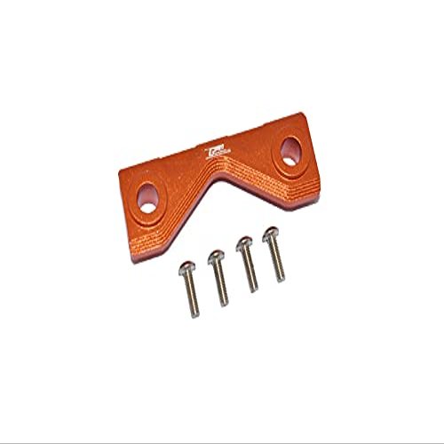 GPM for LOSI 1/8 LMT 4WD Solid AXLE LOS04022 Aluminum Front/Rear Frame Mount - 5PC Set (Orange)