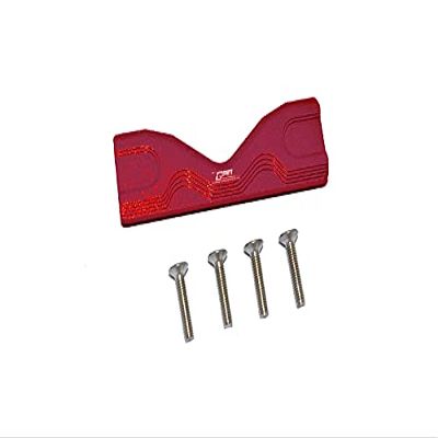 GPM for LOSI 1/8 LMT 4WD Solid AXLE LOS04022 Aluminum Front/Rear Frame Brace -5PC Set (red)