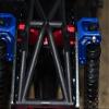 GPM for LOSI 1/8 LMT 4WD Solid AXLE LOS04022 Aluminum Front/Rear Frame Brace -5PC Set (red) view 2