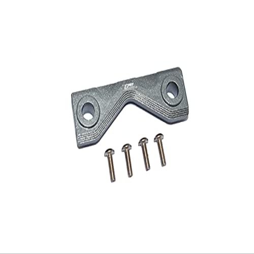GPM for LOSI 1/8 LMT 4WD Solid AXLE LOS04022 Aluminum Front/Rear Frame Mount - 5PC Set (Gray)
