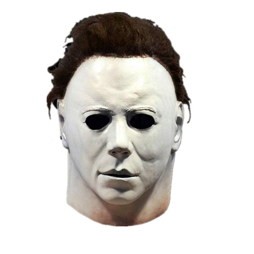 Michael Myers Mask, Halloween Horror Masquerade Cosplay Party Mask, Michael Myers Costume Scary Cosplay