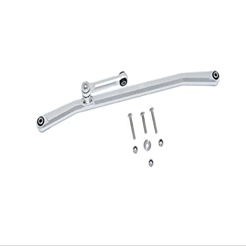 GPM for LOSI 1/8 LMT 4WD Solid AXLE LOS04022 Aluminum Front Steering TIE RODS - 8PC Set (Silver)