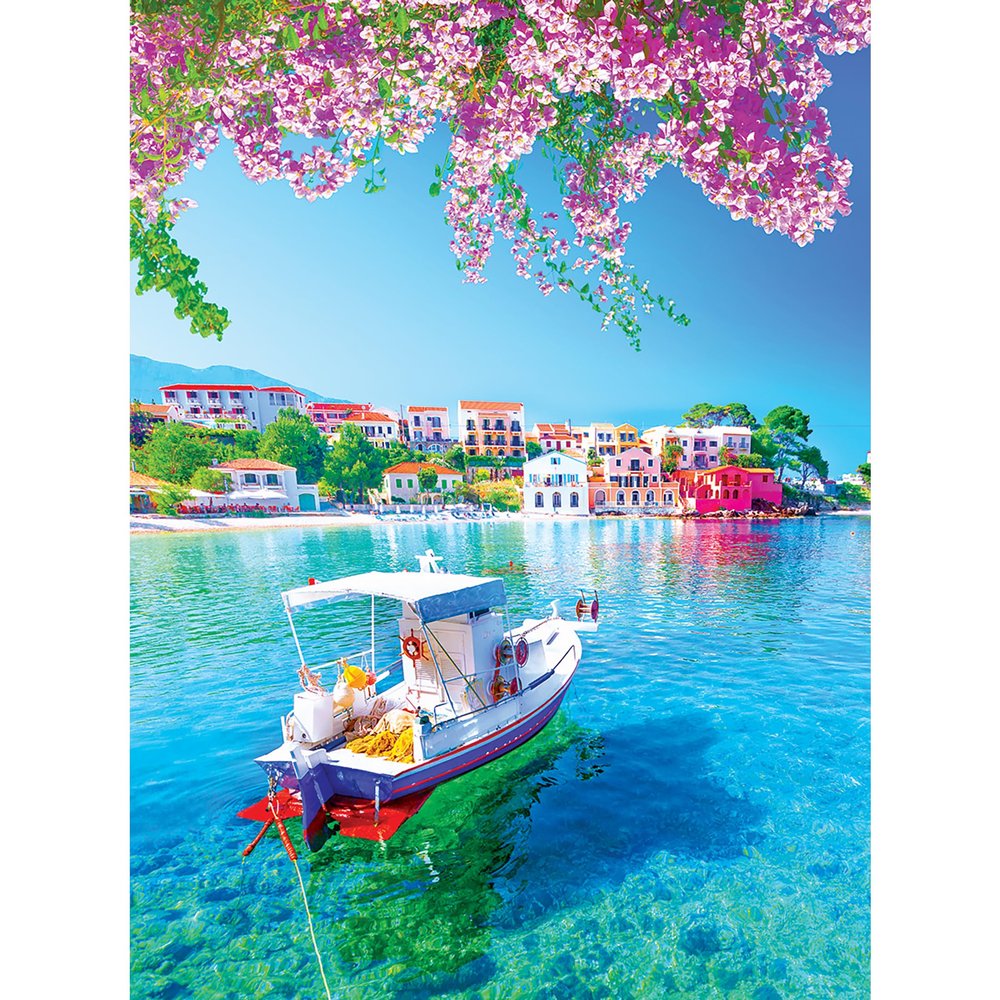 RoseArt - Kodak Premium - Assos Village - 1000 Piece Jigsaw Puzzle for Adults