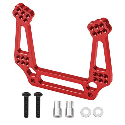 ShareGoo Aluminum Alloy Front Shock Tower Mounts Replacement 3639 Compatible with Traxxas 2WD Slash Rustler Stampede Ford F-150 Raptor 1/10 RC Car (Red)