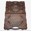 Backgammon Ship Engraved - 23.6 inch - Handmade Board Game - Personalized view 2