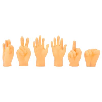 Biitfuu Tiny Hands MultiShape Finger Hands Little Hands Small Hand Finger Model for Cat Massage 6Pcs