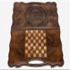Backgammon Temple of Garni - 23.6 inch - Handmade Board Game - Personalized view 2